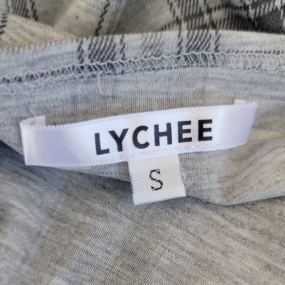 LYCHEE Chic Backless Plaid Dress Size S - Picture 11 of 11